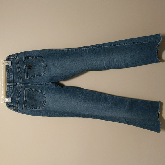 Angels Stretchy Low-rise Bootcut Blue Size 1 Women's Jeans - Picture 6 of 8